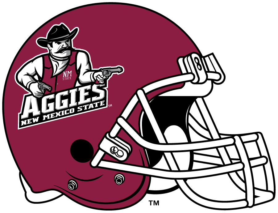 New Mexico State Aggies 2013-2015 Helmet Logo diy DTF decal sticker